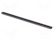Connector: pin strips; socket; female; PIN: 36; straight; THT; 1x36 CONNFLY