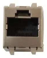 RJ45 CONN, JACK, 8P8C, 1PORT, TH
