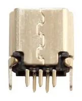MINI USB CONN, TYPE B, RCPT, 5POS