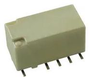 SIGNAL RELAY, DPDT, 24VDC, 1A, SMD