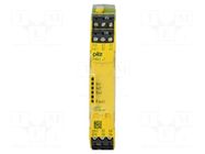 Module: extension; Usup: 24VDC; IN: 1; OUT: 5; for DIN rail mounting PILZ