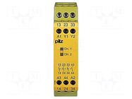 Module: extension; 24VDC; OUT: 2; for DIN rail mounting; PZE X4 PILZ