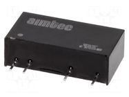 Converter: DC/DC; 1W; Uin: 4.5÷5.5VDC; Uout: 5VDC; Iout: 200mA; SIP7 AIMTEC