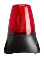 BEACON, RED, CONTINUOUS/FLASHING, 30V