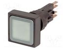 Switch: push-button; 16mm; Stabl.pos: 1; blue; filament lamp; 24VDC EATON ELECTRIC