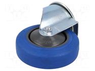 Transport wheel; Ø: 100mm; W: 32mm; H: 128mm; torsional; 150kg COLSON