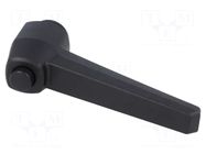 Lever; adjustable; Thread len: 18mm; Lever length: 92mm ELESA+GANTER