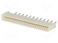 Connector: FFC/FPC; THT; 50V; 500mA; Easy-On; PIN: 24; tinned; 1mm MOLEX