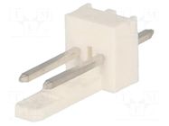 Connector: wire-board; socket; male; PIN: 2; KK 254; straight; THT MOLEX