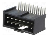 Socket; rectangular; male; C-Grid III; 2.54mm; PIN: 14; THT; tinned MOLEX