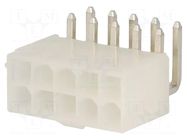 Connector: wire-board; socket; male; PIN: 10; N42G; 600V; angled 90° NINIGI