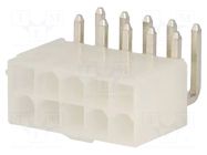 Connector: wire-board; socket; male; PIN: 10; N42G; 600V; angled 90° NINIGI