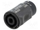 Adapter; PIN: 4; for cable; 30A; 250V; speakON NEUTRIK