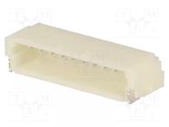 Connector: wire-board; socket; male; 1A; 50V; PIN: 10; SMT; 1mm; 20mΩ JOINT TECH