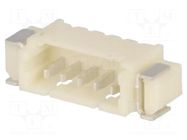 Connector: wire-board; socket; male; PIN: 5; 1A; Urated: 125V; SMT JOINT TECH