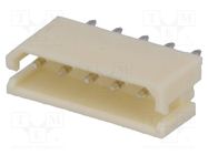 Socket; wire-board; male; A2506; 2.5mm; PIN: 5; THT; 250V; 3A; tinned JOINT TECH