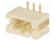 Socket; wire-board; male; 2mm; PIN: 3; SMT; 1A; tinned; -25÷85°C; 100V NINIGI