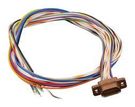CABLE ASSY, MICRO D RCPT-FREE END, 18"