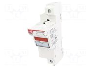 Fuse holder; 22x58mm; for DIN rail mounting; 100A; 690VAC; 750VDC DF ELECTRIC