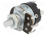 Potentiometer: shaft; single turn; 1MΩ; 500mW; ±20%; soldered; 6mm TELPOD