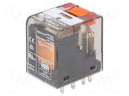 Relay: electromagnetic; DPDT; Ucoil: 24VAC; Icontacts max: 12A TE Connectivity