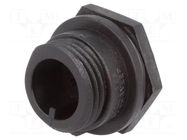 Connector: circular; socket; male; PIN: 3; 250V; w/o contacts; IP68 BULGIN
