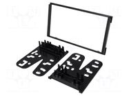 Radio frame; Kia; 2 DIN; black METRA