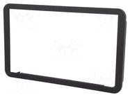 Radio frame; Alfa Romeo; 2 DIN; black 4CARMEDIA