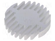 Heatsink; LED; Ø: 60mm; H: 10mm; 2.1K/W FISCHER ELEKTRONIK