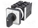 Switch: step cam switch; Stabl.pos: 4; 20A; 1-2-3-4; Poles: 3; Pos: 4 EATON ELECTRIC