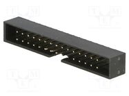 Socket; IDC; male; PIN: 30; straight; THT; gold-plated; 2mm; black Amphenol Communications Solutions