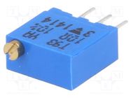 Potentiometer: mounting; multiturn; 10Ω; 500mW; THT; ±10%; linear VISHAY