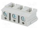 PCB terminal block; angled 90°; 7.5mm; ways: 3; on PCBs; 1.5mm2 NINIGI
