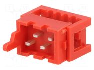 Connector: wire-board; plug; male; PIN: 4; 30V; 1A; IDC; 2x2; 1.27mm AMPHENOL COMMUNICATIONS SOLUTIONS