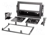 Radio frame; Chrysler,Jeep; 2 DIN; black METRA