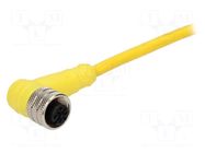 Connector: M12; plug; female; Micro-Change; PIN: 4; angled 90°; 4A MOLEX