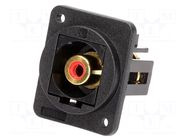 Coupler; RCA socket,both sides; FT; XLR standard; 19x24mm CLIFF