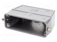 Enclosure for connectors: HDC; size 24B; for cable; Han® HMC HARTING