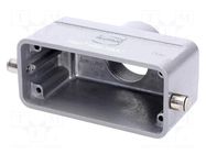 Enclosure for connectors: HDC; size 16B; for cable; Han® HMC HARTING
