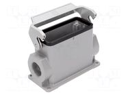 Enclosure for connectors: HDC; size 16B; Han® HMC; IP65; M25 HARTING