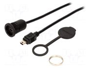 Adapter cable; USB 2.0,with protective cap; 1m; IP65; 1310 ENCITECH