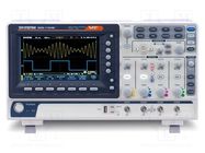 Oscilloscope: digital; Ch: 4; 70MHz; 1Gsps; 10Mpts; colour,LCD 7" GW INSTEK