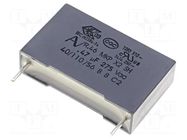Capacitor: polypropylene; X2; R46; 470nF; 560VDC; 275VAC; THT; ±10% KEMET