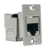 RJ45 CONN, JACK, 8P8C, 1PORT, PANEL