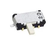 SLIDE SWITCH, DPDT, 0.1A, 12VDC, SMD