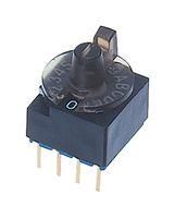 ROTARY CODE SWITCH, BCH, 0.1A, 5VDC, TH