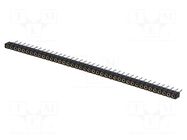 Connector: pin strips; socket; female; PIN: 40; straight; THT; 2mm CONNFLY