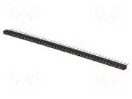 Connector: pin strips; socket; female; PIN: 40; straight; THT; 2mm CONNFLY