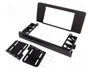 Radio frame; BMW; 2 DIN; black METRA