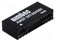 Converter: DC/DC; 2W; Uin: 21.6÷26.4VDC; Uout: 12VDC; Iout: 167mA AIMTEC
